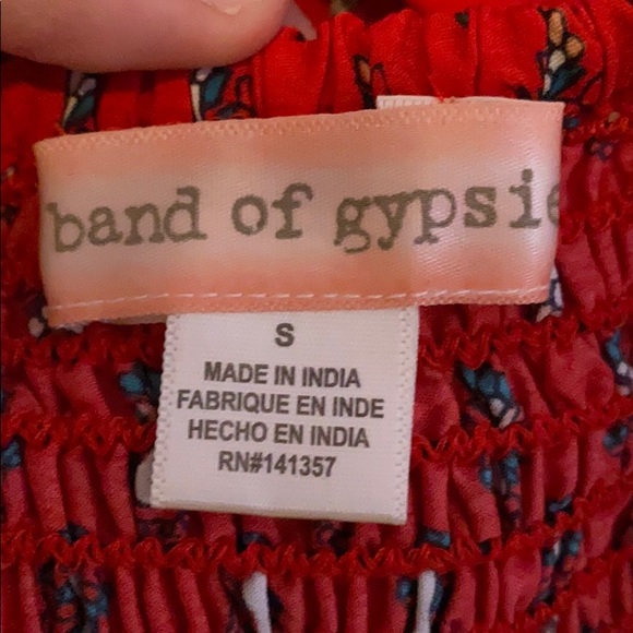 Red dress with built in bra and pockets - Picture 2 of 2